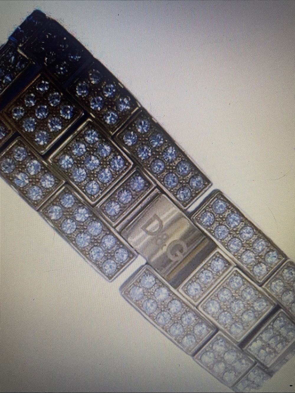 D&G Gold Tone Pavé Crystal Link Bracelet - Running